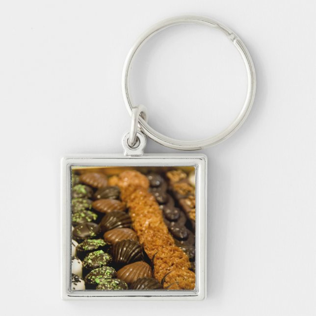 Belgium, Brussels. World famous Belgium Key Ring (Front)