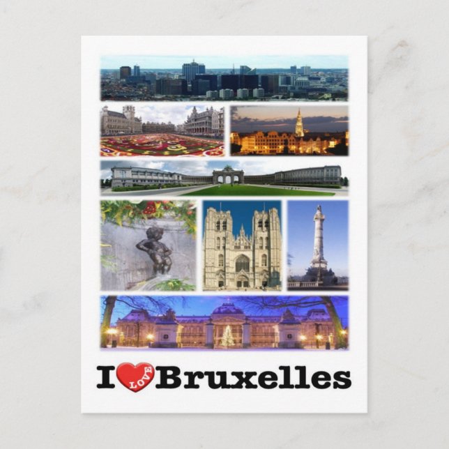 Belgium - Bruxelles - I Love  - Postcard (Front)