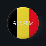 belgium button<br><div class="desc">Flag of Belgium. The national flag of Belgium (Dutch: Vlag van België, French: Drapeau de la Belgique, German: Flagge Belgiens) contains three equal vertical bands of black (hoist side), yellow, and red. The colours were taken from the colours of the Duchy of Brabant, and the vertical design may be based...</div>