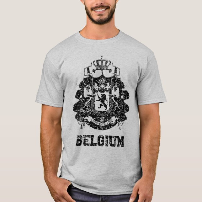 Belgium Coat of Arms T-Shirt (Front)