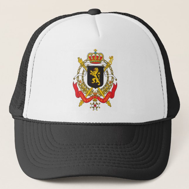 Belgium Coat Of Arms Trucker Hat (Front)