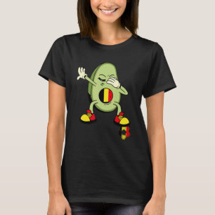 Belgium Dabbing Potato Belgian Soccer Player Belgi T-Shirt