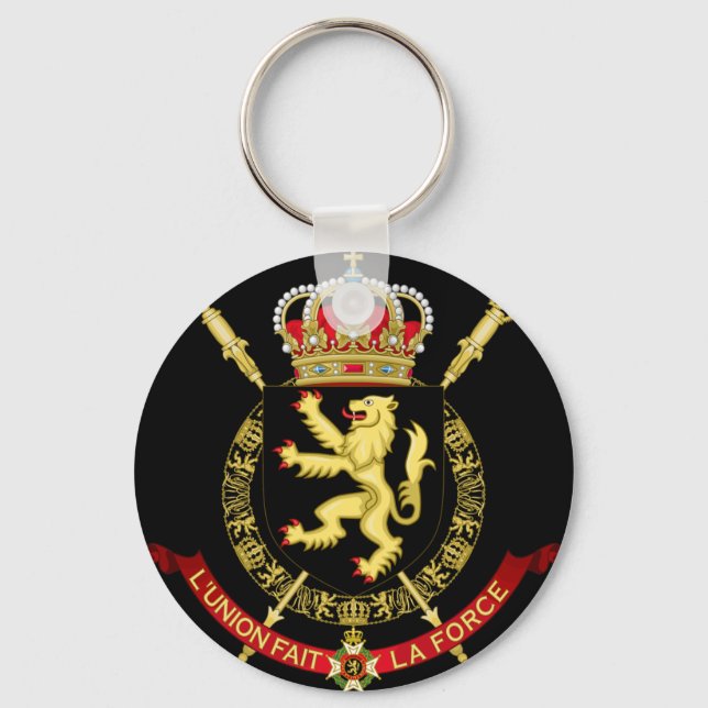 belgium emblem key ring (Front)