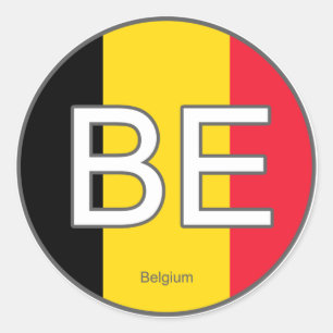Belgium Euro Sticker