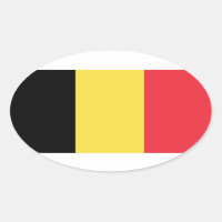 Belgium* Euro-Style Oval Flag