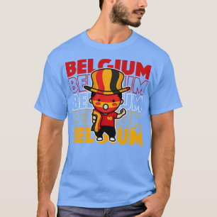 Belgium Fan Kawaii Cute Belgian Supporter T-Shirt