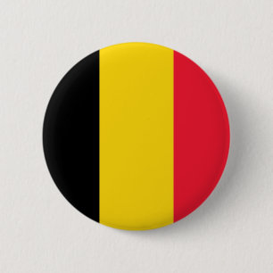 Belgium Flag 6 Cm Round Badge