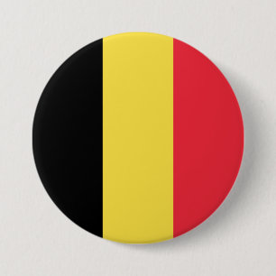 Belgium Flag 7.5 Cm Round Badge