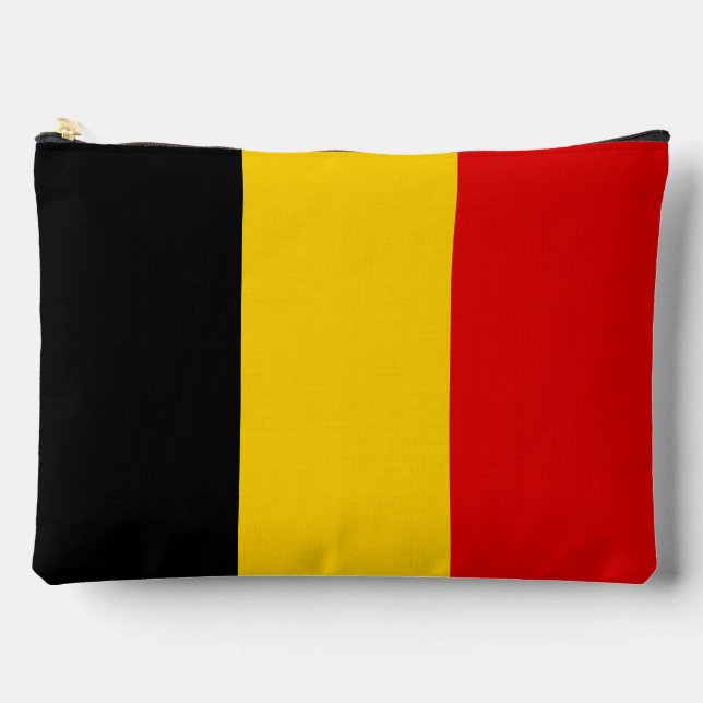 Belgium flag accessory pouch (Front)
