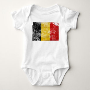 Belgium Flag Baby Bodysuit