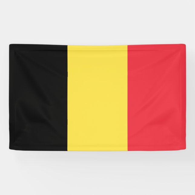 Belgium flag Banner (Horizontal)