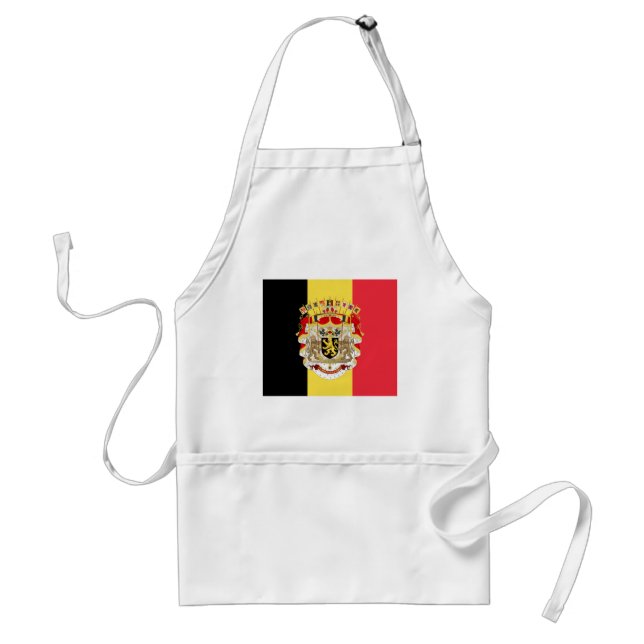 Belgium Flag & COA Standard Apron (Front)