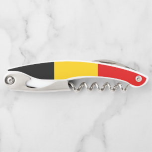 Belgium flag corkscrew