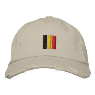 Belgium Flag Embroidered Hat