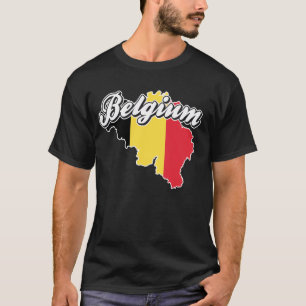 Belgium Flag Fan T-Shirt