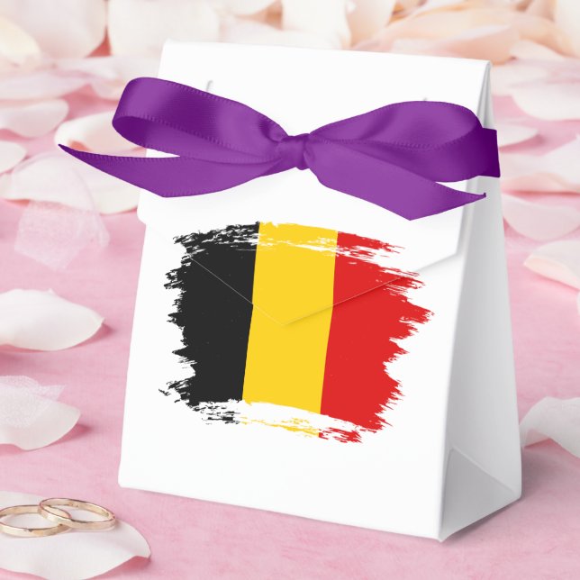 Belgium Flag Favour Box (Wedding)