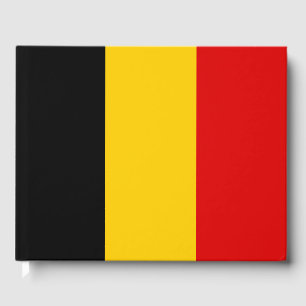 Belgium flag guest book
