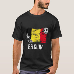 Belgium Flag Jersey Belgian Soccer Team Belgian T-Shirt