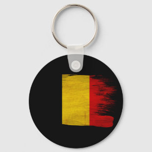 Belgium Flag Key Ring