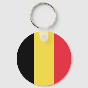 Belgium Flag Key Ring
