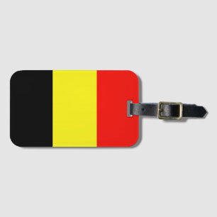 Belgium Flag Luggage Tag