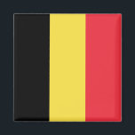 Belgium Flag Magnet<br><div class="desc">The Belgian flag is a vertical tricolour. The used colours in the flag are red, yellow, black. The proportion of the Belgian flag is 13:15. The Flag of Belgium was adopted in 1831. The first use of the current flag design was in 1831. The last change to the current Belgian...</div>