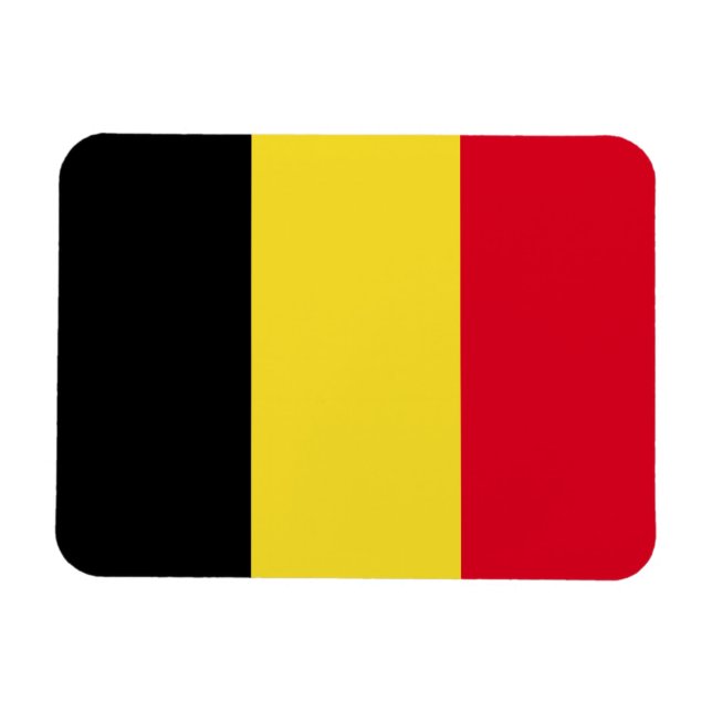 Belgium Flag Magnet (Horizontal)