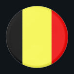 Belgium Flag Magnet<br><div class="desc">Illustrated Belgium Flag</div>