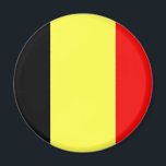 Belgium Flag Magnet<br><div class="desc">Illustrated Belgium Flag</div>
