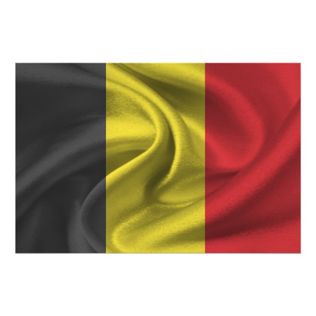 Belgium Flag Photo Print (Front)