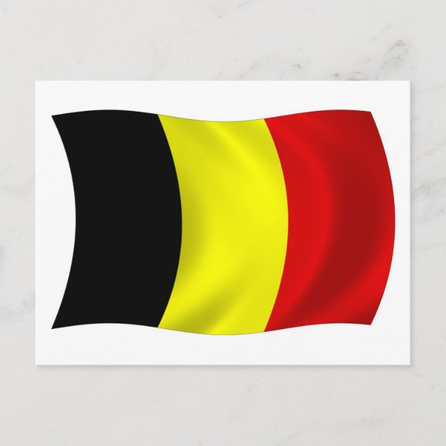 Belgium Flag Postcard (Front)