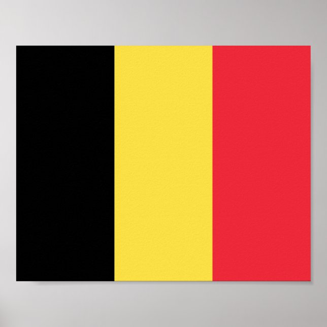 Belgium Flag Poster (Front)