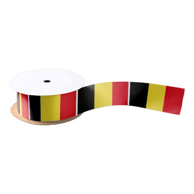 Belgium Flag Satin Ribbon (Spool)