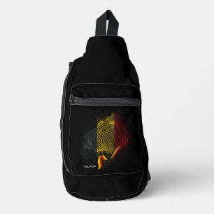 Belgium flag sling bag