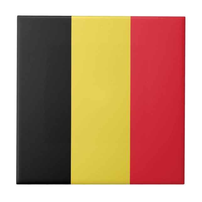 Belgium Flag Tile (Front)