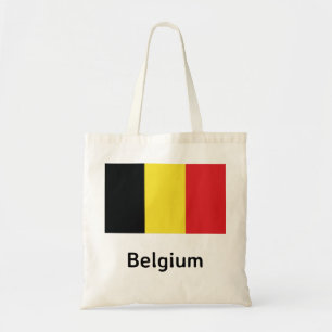 Belgium Flag Tote Bag