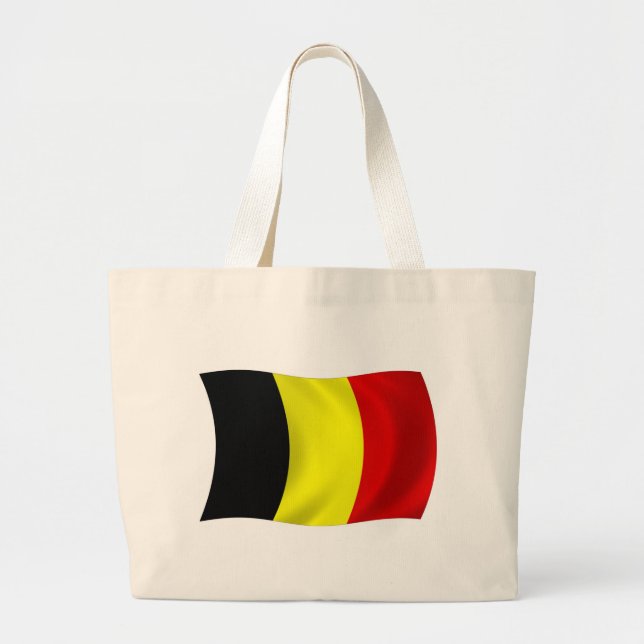 Belgium Flag Tote Bag (Front)