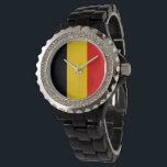 Belgium flag watch<br><div class="desc">An ideal gift for all those who are patriotic of their country!</div>