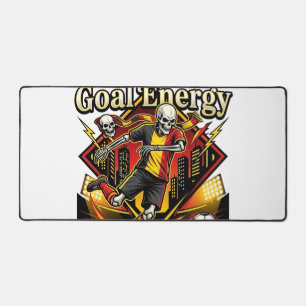 Belgium Goal Energy Skeleton Striker Nations Bold  Desk Mat