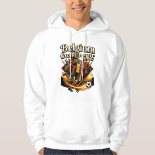 Belgium Goal Energy Skeleton Striker Nations Bold Hoodie