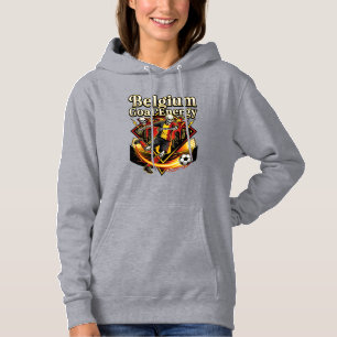 Belgium Goal Energy Skeleton Striker Nations Bold Hoodie
