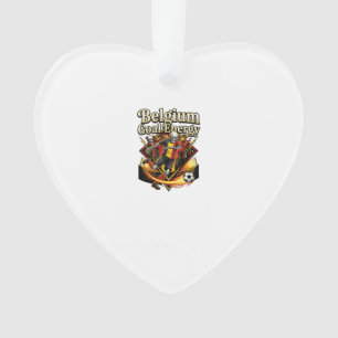 Belgium Goal Energy Skeleton Striker Nations Bold Ornament