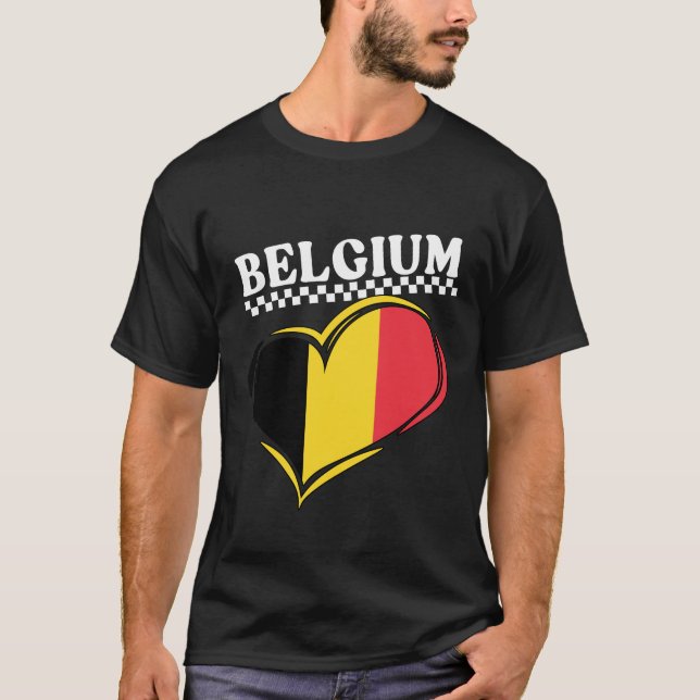Belgium heart T-Shirt (Front)