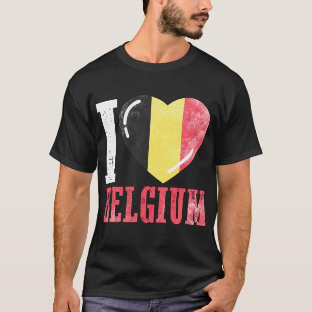 Belgium I love Belgium T-Shirt (Front)