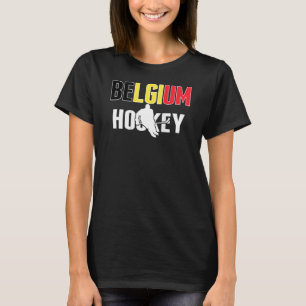 Belgium Ice Hockey Fans Proud Belgian Hockey Team T-Shirt