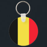 belgium keychain<br><div class="desc">Flag of Belgium. The national flag of Belgium (Dutch: Vlag van België, French: Drapeau de la Belgique, German: Flagge Belgiens) contains three equal vertical bands of black (hoist side), yellow, and red. The colours were taken from the colours of the Duchy of Brabant, and the vertical design may be based...</div>