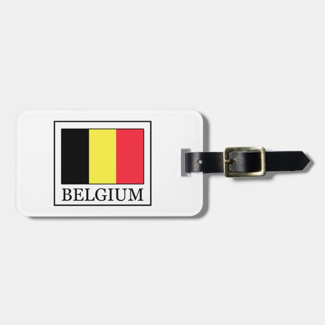 Belgium Luggage Tag (Front Horizontal)
