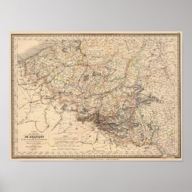 Belgium, Luxembourg Poster (Front)