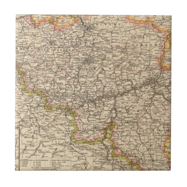 Belgium, Luxemburg Tile (Front)
