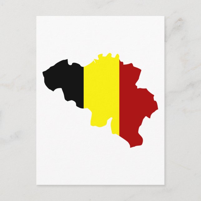 Belgium map postcard (Front)